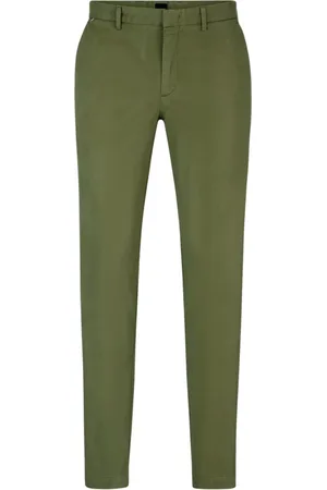 HUGO BOSS Uomo, Pantaloni, Verde, XL, new