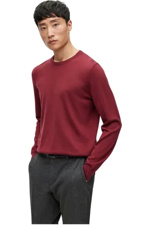 HUGO BOSS Uomo, Maglie, Rosso, XL, new