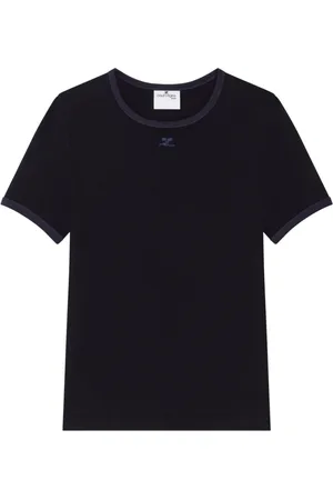 Courrèges Donna, Top, Nero, S, new