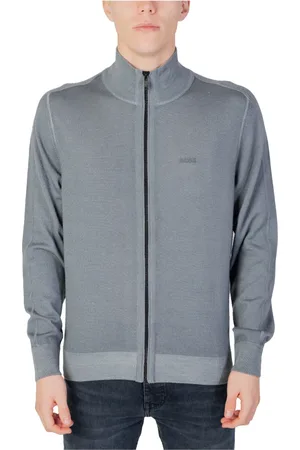 HUGO BOSS Uomo, Maglie, Grigio, M, new