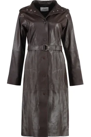 YVES SALOMON Donna, Cappotti, Marrone, XS, new