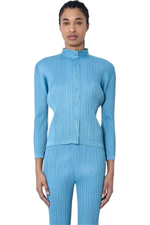 Issey Miyake Donna, Camicette , Blu, L, new
