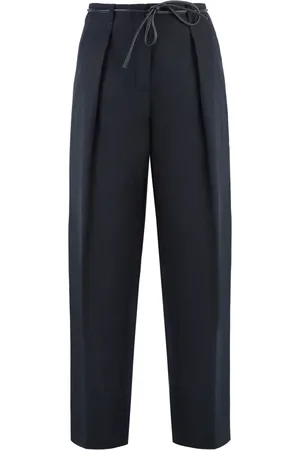 YVES SALOMON Donna, Pantaloni, Blu, XS, new