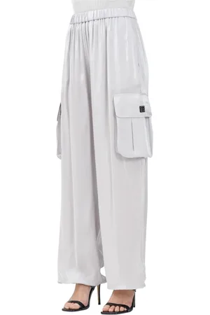 Armani Exchange Donna, Pantaloni, Grigio, S, new