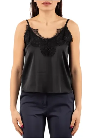 HANITA Donna, Top, Nero, L, new