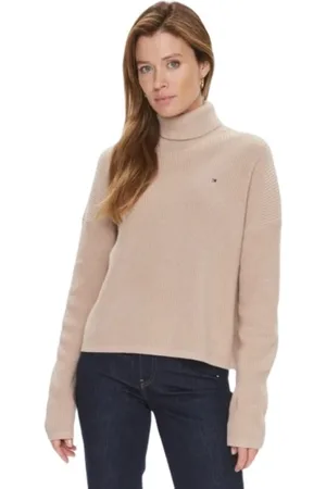 Tommy Hilfiger Donna, Maglie, Marrone, M, new