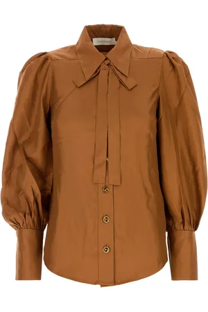 ZIMMERMANN Donna, Camicette , Marrone, S, new