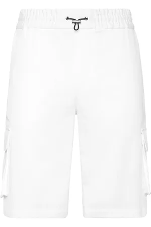 Philipp Plein Uomo, Pantaloncini, Bianco, M, new