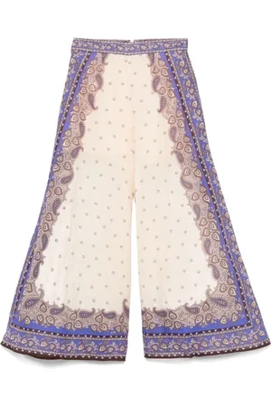 ZIMMERMANN Donna, Pantaloni, Multicolore, S, new