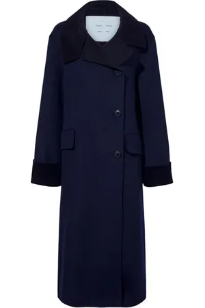 Proenza Schouler Donna, Cappotti, Blu, M, new
