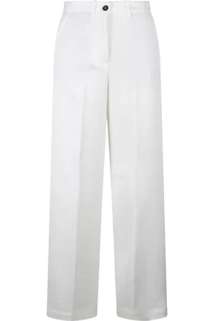 Nine In The Morning Donna, Pantaloni, Bianco, W26, new