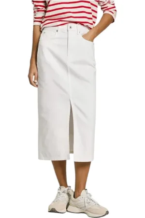 Pepe Jeans Donna, Gonne, Bianco, XS, new