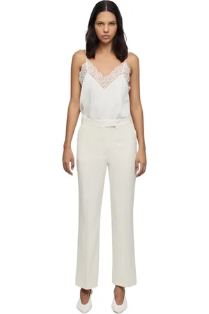 Ivy & Oak Donna, Pantaloni, Bianco, M, new