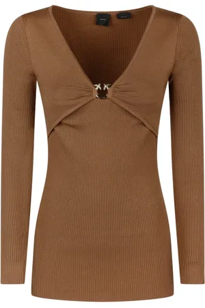 Pinko Donna, Maglie, Marrone, L, new