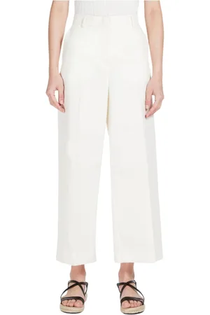 Max Mara Donna, Pantaloni, Bianco, S, new