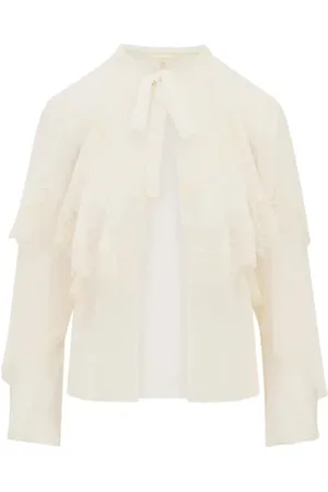 LOVESHACKFANCY Donna, Camicette , Bianco, S, new