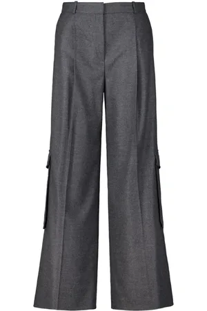 HUGO BOSS Donna, Pantaloni, Grigio, L, new