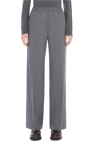 Max Mara Donna, Pantaloni, Grigio, S, new