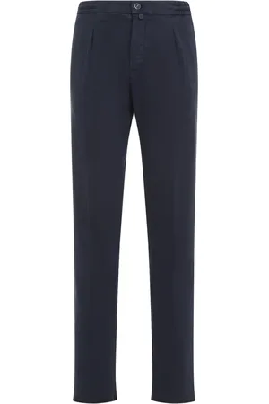 Kiton Uomo, Pantaloni, Blu, W32, new