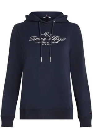 Tommy Hilfiger Donna, Felpe, Blu, M, new