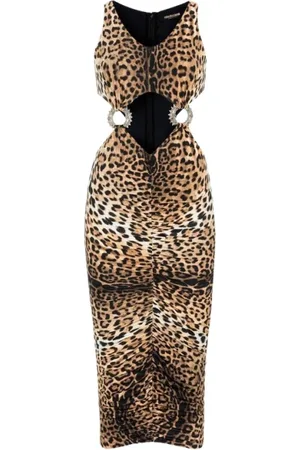 Roberto Cavalli Donna, Abiti, Marrone, L, new