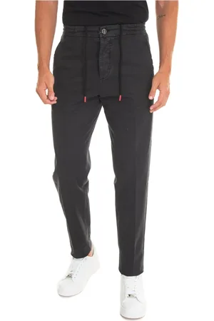 Kiton Uomo, Pantaloni, Nero, W34, new