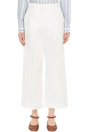 Max Mara Donna, Pantaloni, Bianco, S, new