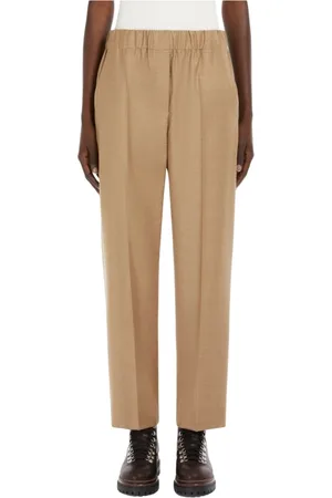 Max Mara Donna, Pantaloni, Marrone, L, new