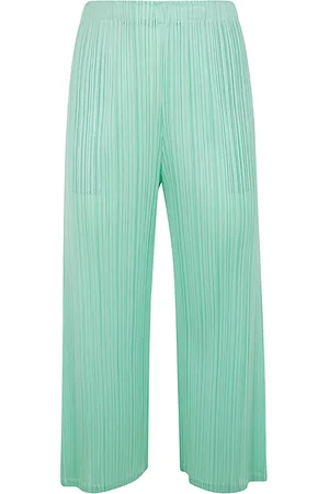 Issey Miyake Donna, Pantaloni, Verde, L, new