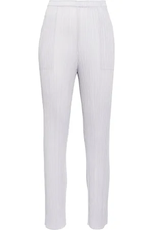 Issey Miyake Donna, Pantaloni, Grigio, L, new