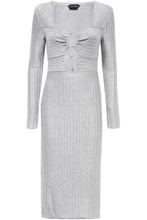 Tom Ford Donna, Abiti, Grigio, M, new