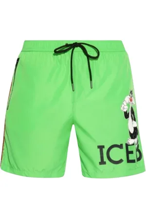 Iceberg Uomo, Costumi da bagno, Verde, S, new