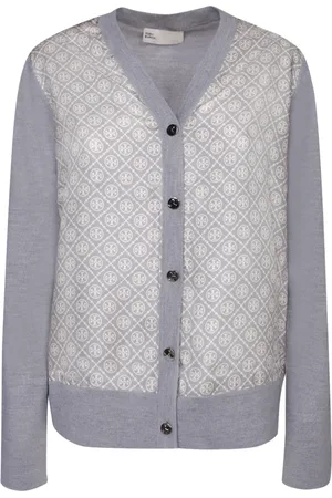 Tory Burch Donna, Maglie, Grigio, L, new