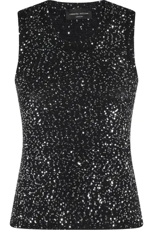 Roberto Collina Donna, Top, Nero, S, new