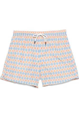 FEDELI Uomo, Costumi da bagno, Arancione, M, new