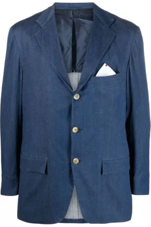Kiton Uomo, Giacche, Blu, L, new