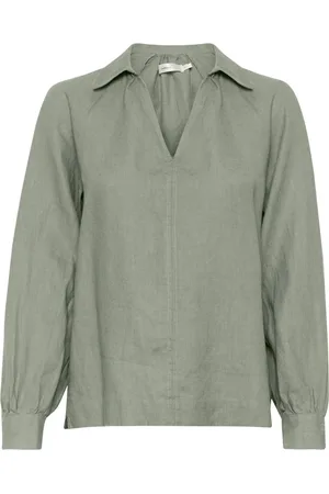 INWEAR Donna, Camicette , Verde, L, new