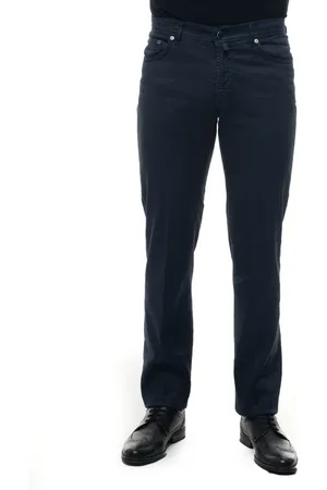 Kiton Uomo, Pantaloni, Blu, W33, new