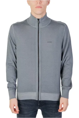 HUGO BOSS Uomo, Maglie, Grigio, M, new