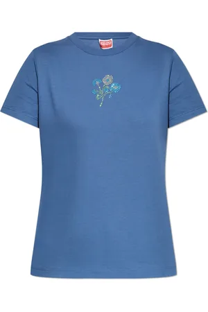 Kenzo Donna, Top, Blu, M, new