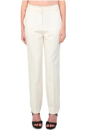 Pinko Donna, Pantaloni, Bianco, L, new
