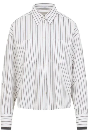 Brunello Cucinelli Donna, Camicette , Bianco, L, new