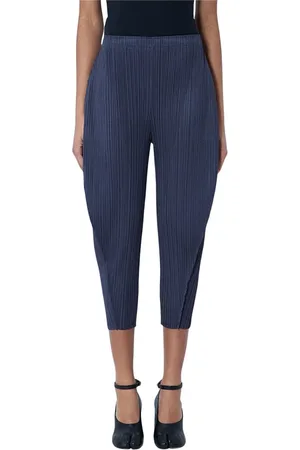 Issey Miyake Donna, Pantaloni, Blu, L, new