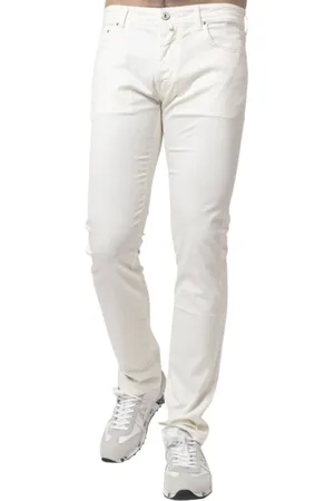 Jacob Cohen Uomo, Pantaloni, Bianco, W36, new