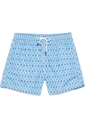 FEDELI Uomo, Costumi da bagno, Blu, L, new