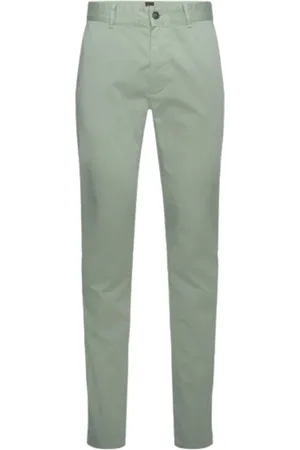 HUGO BOSS Uomo, Pantaloni, Verde, W40 L32, new