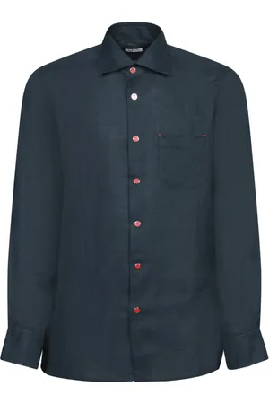 Kiton Uomo, Magliette, Blu, M, new