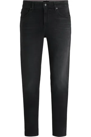 HUGO BOSS Uomo, Jeans, Nero, W34 L34, new