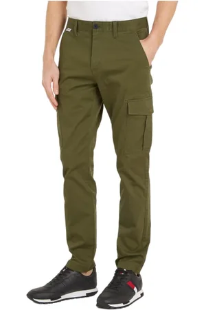 Tommy Hilfiger Uomo, Pantaloni, Verde, W31 L32, new