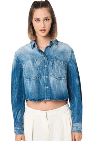 HUGO BOSS Donna, Camicette , Blu, XS, new
